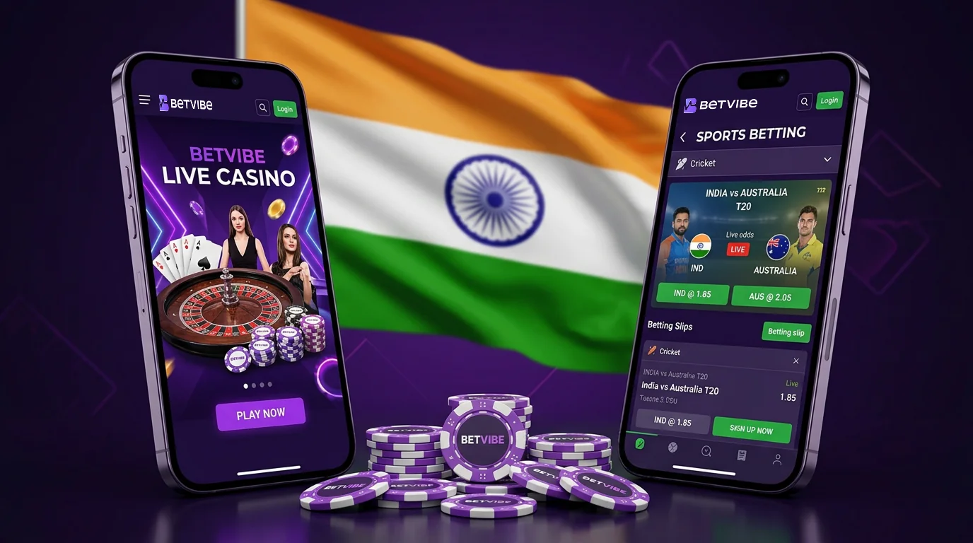 Download BetVibe mobile app in India
